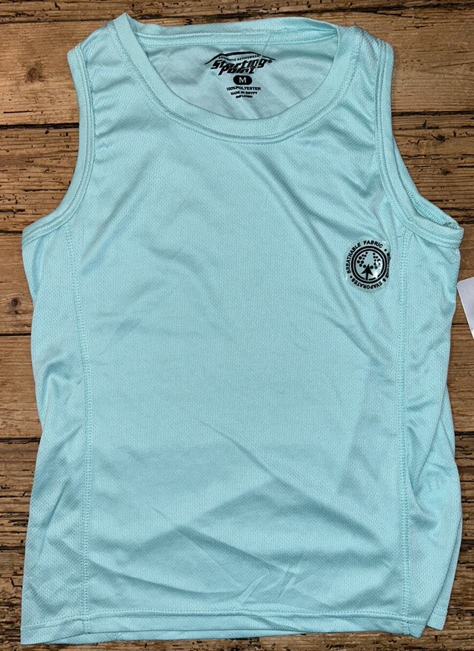 Starting Point Women Sz M Blue Active Tank NWT